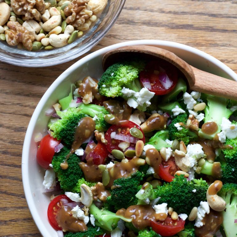 Broccoli and Cashew Nut Salad daveynutrition