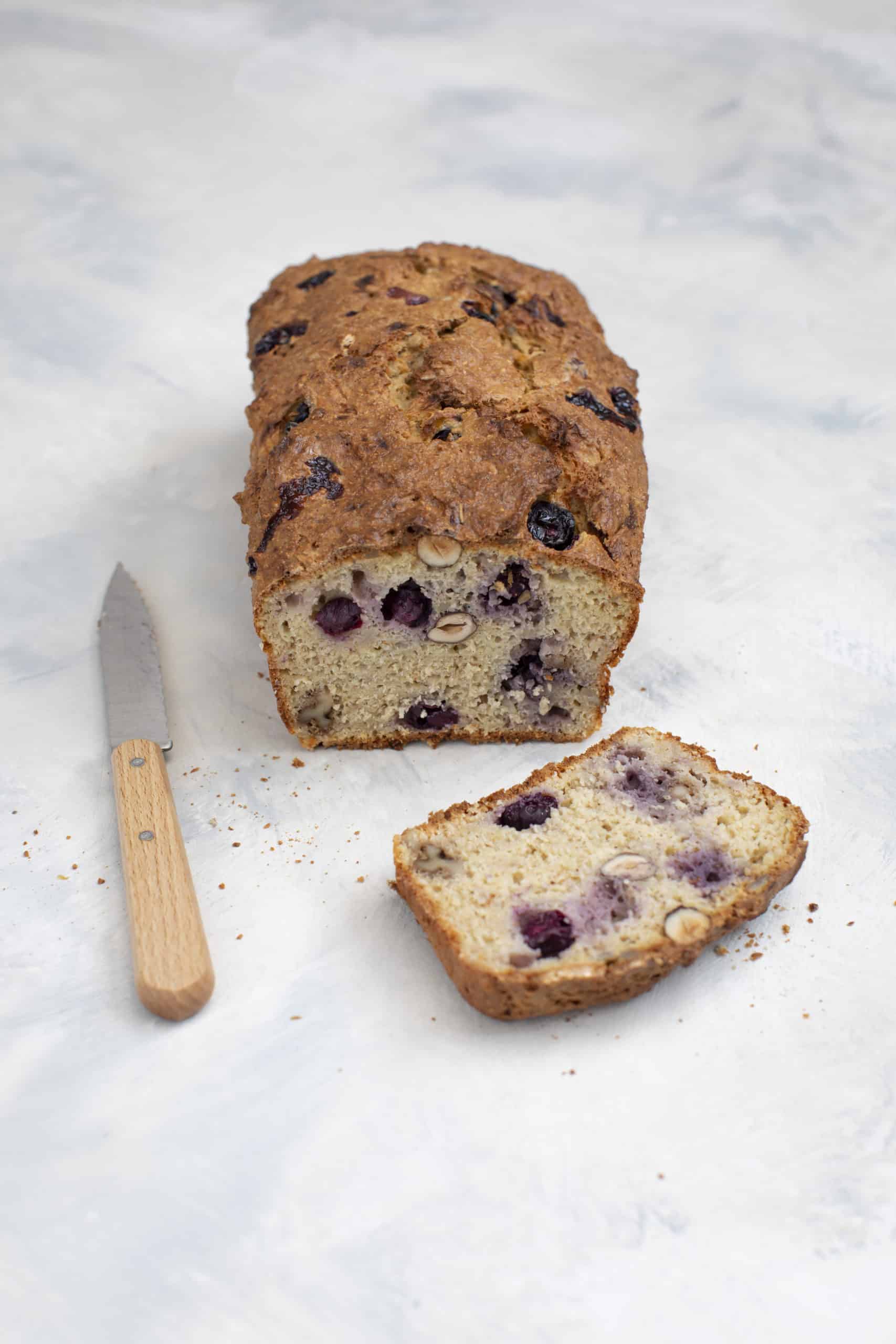 Blueberry banana bread