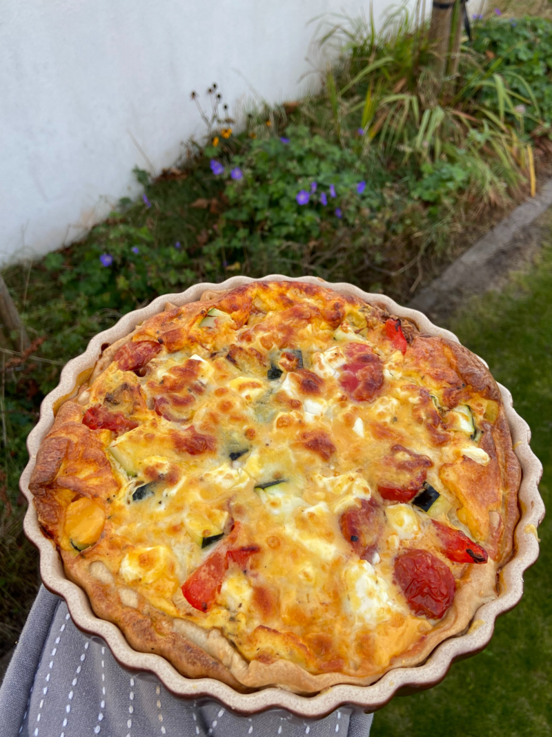 Roast Veggie Quiche daveynutrition