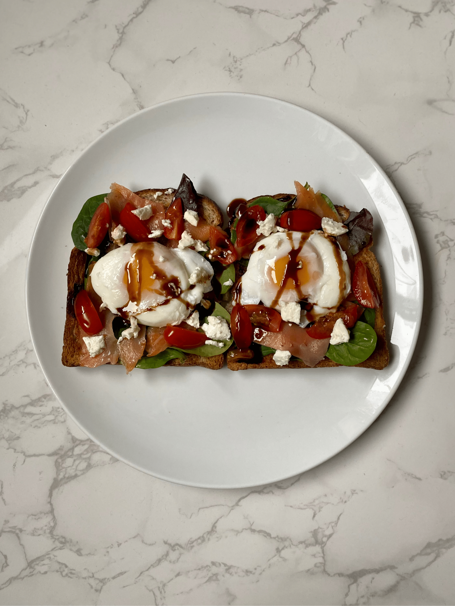 Poached Egg and Salmon Toast